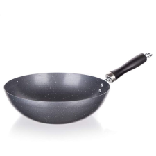 Granite grey wok 28 cm edény