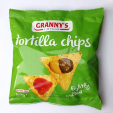 Grannys Grannys enyhén sós tortilla chips gluténmentes 60 g reform élelmiszer