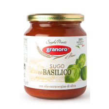 Granoro bazsalikomos paradicsomszósz 370g alapvető élelmiszer
