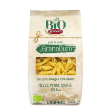 Granoro Granoro bio tészta mezze penne rigate 500 g reform élelmiszer