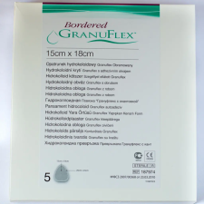  GRANUFLEX BORDERED 6 X 6 CM hydrocolloid kötszer gyógyászati segédeszköz