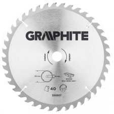 Graphite 55H607 Körfűrészlap, Keményfém, 315X30Mm, 40 Fog fűrészlap