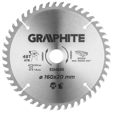 Graphite 55H685 merülőfűrészlap 160x20mm, 48 fog (55H685) fűrészlap
