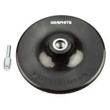 Graphite 55H929 Rugalmas Csiszolótányér 150Mm M14 + Szár barkácsgép tartozék