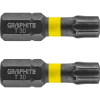 Graphite 56H516 Torziós Ütvecsavarozó Bit Tx30X25mm, 2db (56H516)
