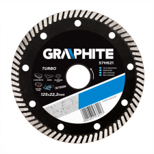 Graphite 57H621 Gyémánt Vágókorong 125Mm Turbo Vékony csempevágó