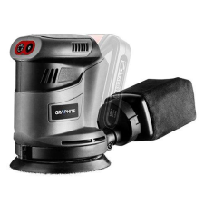 Graphite Akkus excentercsiszoló Energy+, 18V, 125mm, akku nélkül!!! (58G014) excentercsiszoló