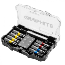 Graphite bit készlet tartóban színkódos 10db barkácsgép tartozék