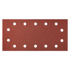 Graphite Csiszolópapír, tépőzáras, 115x230mm, K240, lyukas, 5db barkácsgép tartozék