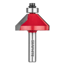 Graphite Felsőmaró kés, él-letörő 35.5 x 15.9mm, 8mm barkácsgép tartozék