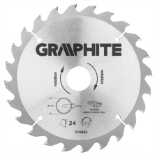 Graphite körfűrészlap 185x20 z24 fúrószár