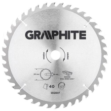 Graphite Körfűrészlap keményfém fogakkal, 315x30mm, 40 fog (55H607) fűrészlap
