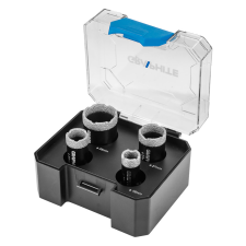 Graphite Körkivágó készlet, gyémántos, M14, 18,22,27,35mm barkácsgép tartozék