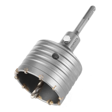 Graphite koronafúró, körkivágó, 80 mm, SDS Plus szárral és központfúróval barkácsgép tartozék