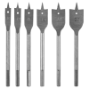 Graphite lapos marófúró készlet, 1/4" hatszög szár, 10,13,16,19,22,25mm