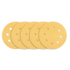 Graphite Tépőzáras csiszolópapír 180mm, K80, 5db, 8 lyukakkal csiszológéphez 59G263 barkácsgép tartozék