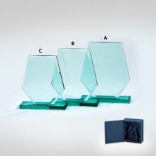  Gravírozott Üveg díj U 20 dekorációs kellék