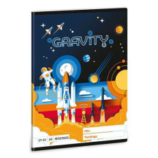 Gravity űrhajós kockás füzet A5 - 27-32 füzet