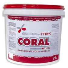 Graymix Coral Lux Szilikon kapart vékonyvakolat 60+ színben /vödör vékony- és nemesvakolat