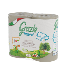  Grazie Natural toalettpapír 4 db 2 rétegű higiéniai papíráru
