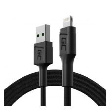 Green Cell PowerStream Apple iPhone lightning kábel QC 1,2m fekete (KABGC21) (KABGC21) kábel és adapter