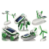 GREEN ENERGY LTD Napelem makett játék 6 az 1-ben. A napelemes modell készletből összerakható pl. autó, vagy repülőgép, szélkerék, robotkutya, kishajó...