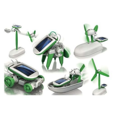 GREEN ENERGY LTD Napelem makett játék 6 az 1-ben. A napelemes modell készletből összerakható pl. autó, vagy repülőgép, szélkerék, robotkutya, kishajó... napelem