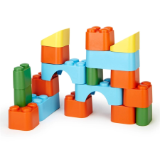 Green Toys építőkocka szett 18 darabos barkácsolás, építés