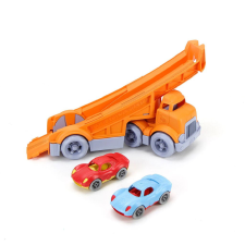 Green Toys kamion 2 versenyautóval kerti játék