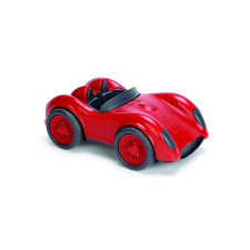 Green Toys piros versenyautó autópálya és játékautó