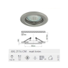  Greenlux álmennyezeti spot lpt.fix,matt króm AXL2114-CM
