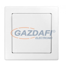 Greenlux GXKP001 Egypólusú kapcsoló JUPITER 250V 10A fehér villanyszerelés