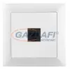 Greenlux GXKP046 Telefon csatlakozóaljzat 4pin PREMIUM fehér