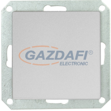 Greenlux GXKP125 PREMIUM VP-1/S M-S Egypólusú kapcsoló jelzőfénnyel ezüst 10A villanyszerelés