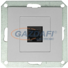 Greenlux GXKP148 PREMIUM 1 PC M-S Kommunikációs csatlakozóaljzat 8pin (RJ45) ezüst villanyszerelés