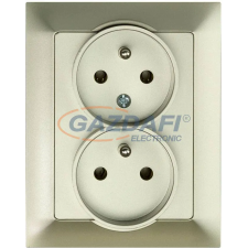 Greenlux GXKP238 PREMIUM ZA-26 P Dupla csatlakozóaljzat 2x(2P+PE), 16A pezsgő villanyszerelés