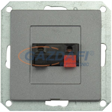 Greenlux GXKP452 PREMIUM 1 AU M-G Audio csatlakozóajlzat grafit villanyszerelés
