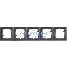 Greenlux GXKP459 PREMIUM 5 FR G 5-ös keret PREMIUM családhoz grafit villanyszerelés