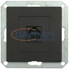 Greenlux GXKP548 PREMIUM 1 PC M-N Kommunikációs csatlakozóaljzat 8pin (RJ45) matt fekete villanyszerelés
