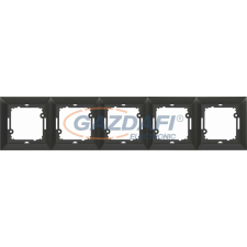 Greenlux GXKP559 PREMIUM 5 FR N 5-ös keret PREMIUM családhoz matt fekete villanyszerelés