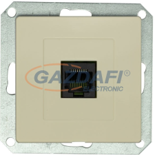 Greenlux GXKP646 PREMIUM 1 PH 4pin M-C Telefon csatlakozóaljzat 4pin (RJ11) elefántcsont villanyszerelés