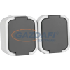 Greenlux GXNP137 URAN ZA-27 E Kettes SCHUKO csatlakozóaljzat IP44