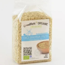 Greenmark BIO BARNA RIZS HOSSZÚSZEMŰ 500 G reform élelmiszer