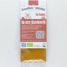 Greenmark BIO CURRY FŰSZERKEVERÉK CSÍPŐS HOT BOMBAY 20 G biokészítmény