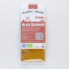  Greenmark bio curry fűszerkeverék csípős hot bombay 20 g alapvető élelmiszer