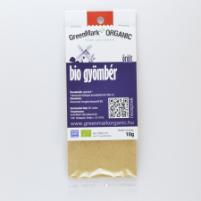 Greenmark bio gyömbér őrölt 10 g alapvető élelmiszer