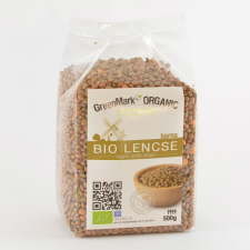  Greenmark bio lencse barna 500 g alapvető élelmiszer