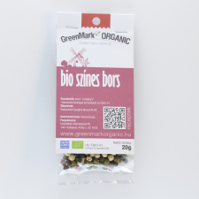 Greenmark bio színes bors 20 g alapvető élelmiszer