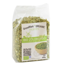Greenmark Bio Zöldborsó, felezett 500 g GreenMark reform élelmiszer