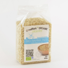 Greenmark Greenmark bio barna rizs hosszúszemű 500 g alapvető élelmiszer